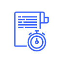 time stamped logs icon